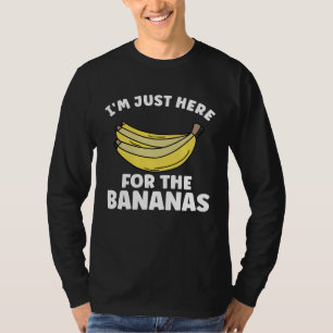 Camiseta Roupas de Banana Fruta para uma Festa Temática de