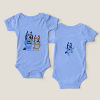 Camiseta Roupas de Bebê Bluey