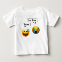 Roupas de Bebê com Emoji de Carinha Sorridente Fof