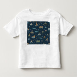 Camiseta Roupas De Bebê Com Viagem Design