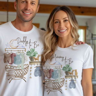 Camiseta Roupas de Bebê para Quarto Boho de Mamãe para Ser
