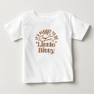 Camiseta Roupas de Bebê Western,Está Tudo Bem ser um Pouco