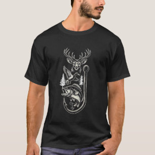 Camiseta Roupas de Caça, Pesca, Vida Selvagem e Atividades 