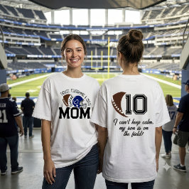 Camiseta Roupas de Café da Mãe de Futebol Personalizadas En
