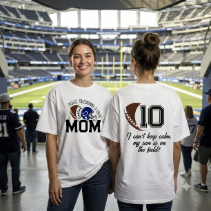 Camiseta Roupas de Café da Mãe de Futebol Personalizadas En