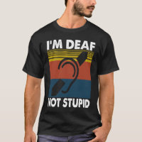 Roupas de Ditos com Deficiência Auditiva Eu Sou Su