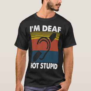 Camiseta Roupas de Ditos com Deficiência Auditiva Eu Sou Su
