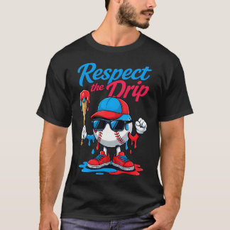 Camiseta Roupas de Estilo de Vida de Beisebol 101 Juvenil D