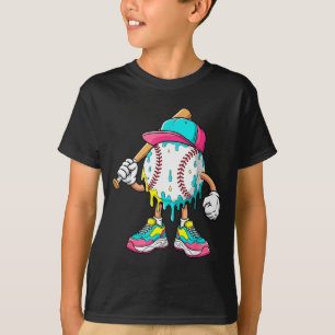 Camiseta Roupas de Estilo de Vida de Beisebol 101 Juventude