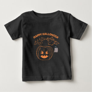Camiseta Roupas de Fantasia Feminina Feliz Dia das Bruxas P