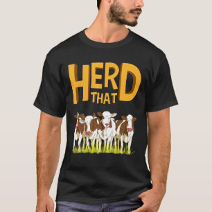 Camiseta Roupas de Fazenda de Ordenha de Vacas