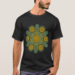 Camiseta Roupas de Festival Psytrance Goa Trance Meditação