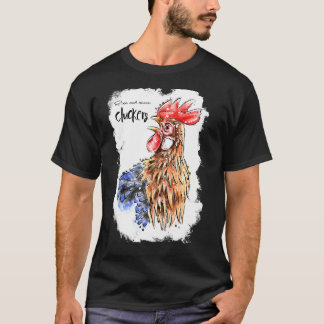 Camiseta Roupas De Frango Cluckers Rise And Shine