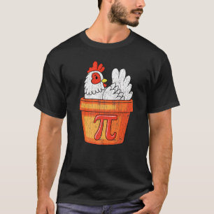 Camiseta Roupas de Frango Pi Dia do Pi Matemática Legal