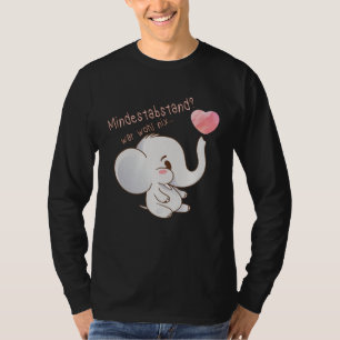 Camiseta Roupas de gravidez barriga de bebê elefante gravid