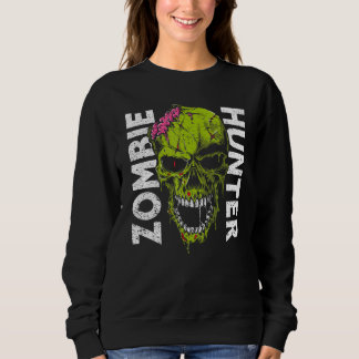 Camiseta Roupas de Halloween para Caçador de Zumbis Hallowe