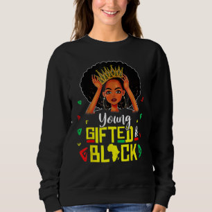 Camiseta Roupas de História Negra & Talentosa Jovem Mulhere