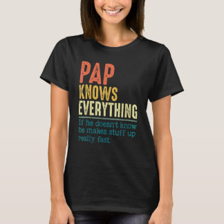 Camiseta Roupas de homem vintage papai sabe tudo para o Dia