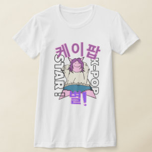 Camiseta Roupas de Ídolo K-Pop LUMINA