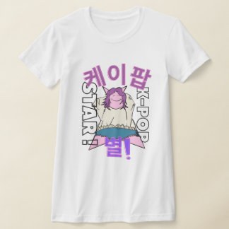 Camiseta Roupas de Ídolo K-Pop LUMINA