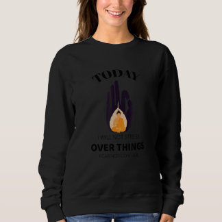 Camiseta Roupas de Ioga Buda Feliz Gráfico Meditação Estres