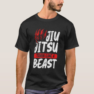 Camiseta Roupas de Jiu Jitsu Gráficas Treine Jiu Jitsu Como