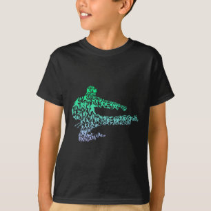 Camiseta Roupas de Karatê Meninos Meninas Crianças Roupas d