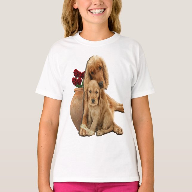 Camiseta roupas de labrador retriever (Frente)