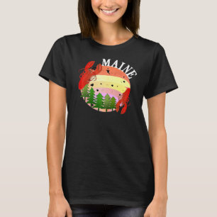 Camiseta Roupas de Lagosta da Natureza ao Ar Livre Vintage