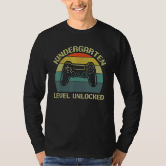 Camiseta Roupas de Maternal Nível Desbloqueado De Volta à E