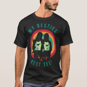 Camiseta Roupas de Melhor Amigo Para o Dia da Amizade