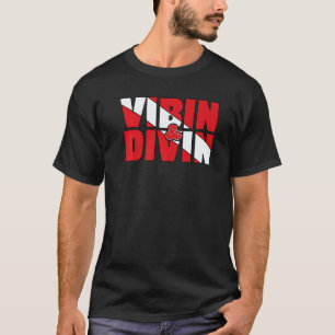 Camiseta Roupas de Mergulho Vibin' & Divin' para Mergulho