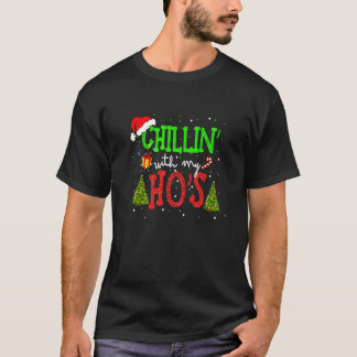 Camiseta Roupas de Natal com Meus Amigos Natalinas Papai No