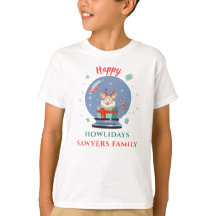 Roupas de Natal da Família Correspondente do Cão d