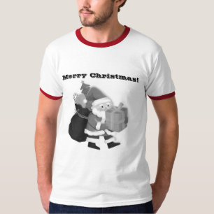 Camiseta Roupas de Natal Desejos de Celebração de Campainha