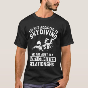 Camiseta Roupas de Paraquedismo - Design Engraçado e Fofo d