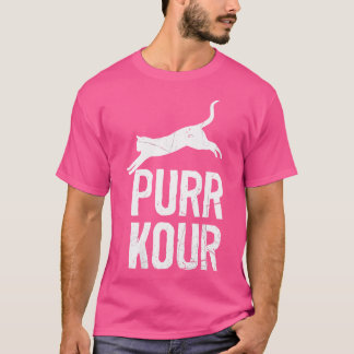 Camiseta Roupas de Parkour Feminino Gatos Saltitantes Engra