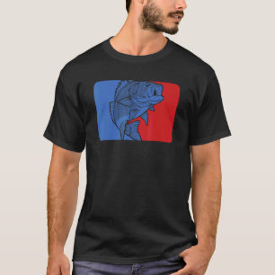 Camiseta Roupas de Peixe Tilápia Retro Pesca de Água Doce