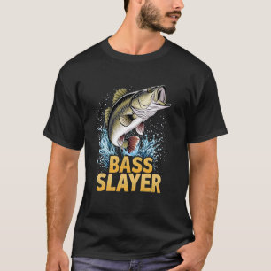 Camiseta Roupas de pesca Bass Slayer u2013 Black Bass