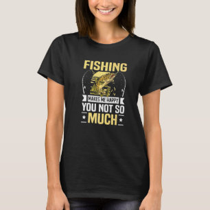 Camiseta Roupas de Pesca para Acessórios de Pescador Peixe
