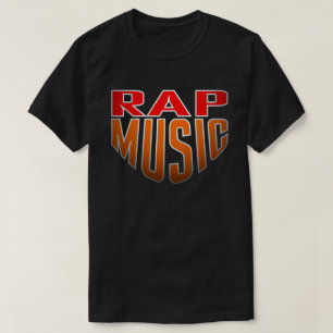 Camiseta Roupas de Rap com Texto em Negrito