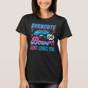 Camiseta Roupas de Revelação de Gênero Tia Ama Você Queima 