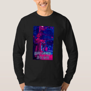 Camiseta Roupas De Roupa Triturada Anti-Social Aestética V
