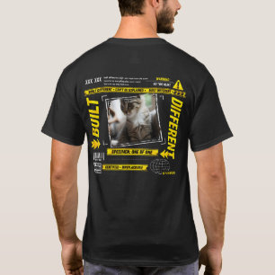 Camiseta Roupas de Rua Edgy Personalizadas Amante de Gato E