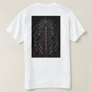 Camiseta Roupas de Rua Ocultas CiberSigilismo Gótico Escuro