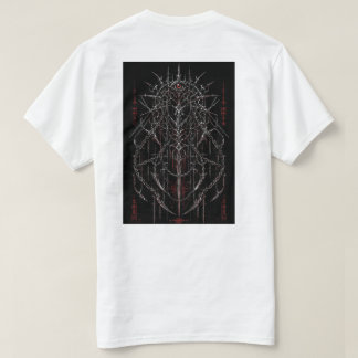 Camiseta Roupas de Rua Ocultas CiberSigilismo Gótico Escuro