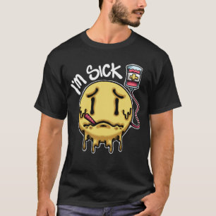 Camiseta Roupas de rua tristes e doentias