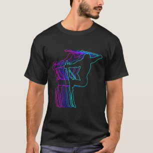 Camiseta Roupas De Skiier Para Jovens Jovens Rapazes