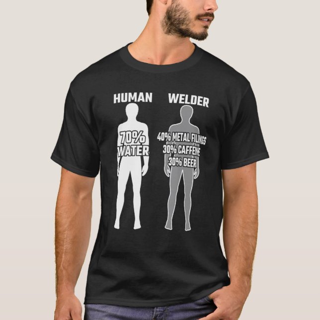 Camiseta Roupas de soldador engraçadas para homens Frase en (Frente)