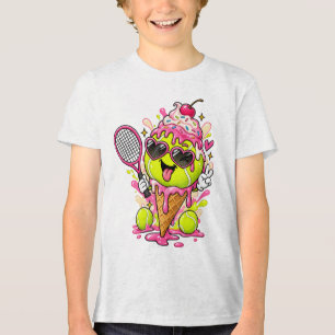 Camiseta Roupas de sorvete gráfico Kawaii fofo para amantes